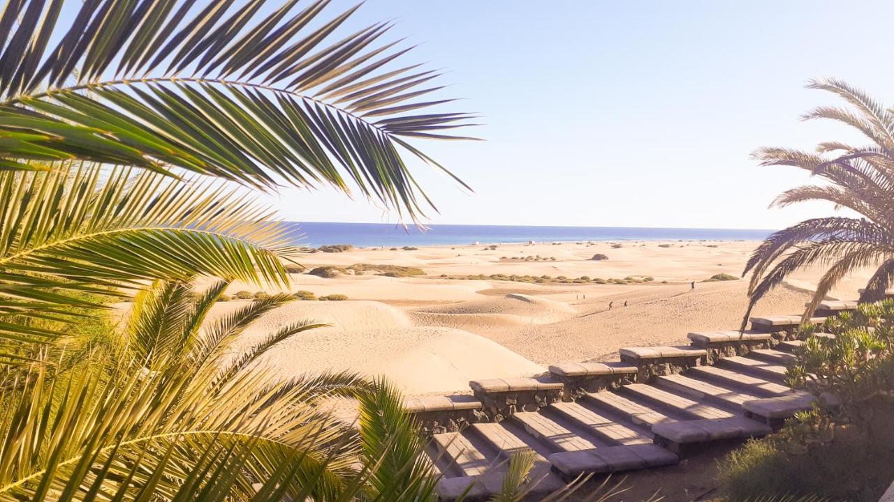 Playa Del Ingles, 4 Min A Pie De La Playa Appartement Maspalomas  Buitenkant foto