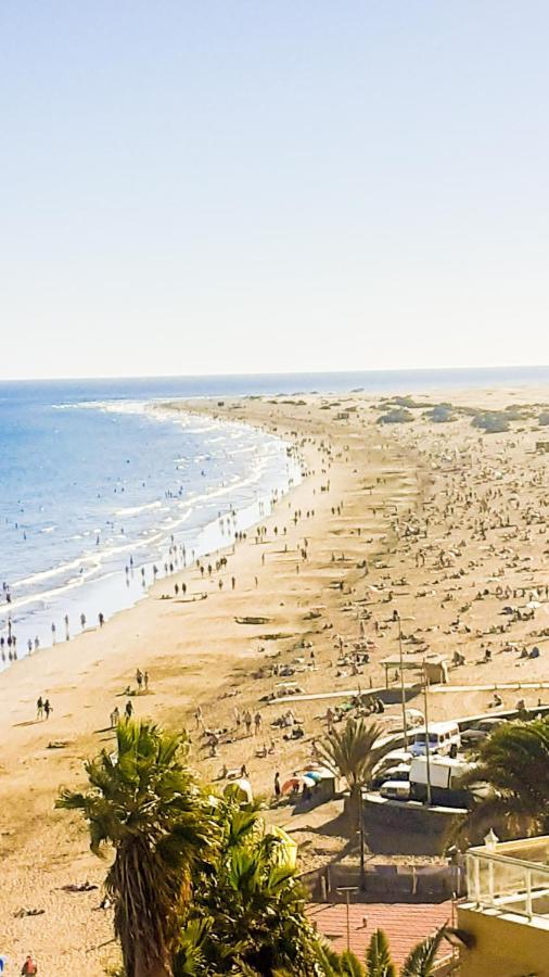 Playa Del Ingles, 4 Min A Pie De La Playa Appartement Maspalomas  Buitenkant foto