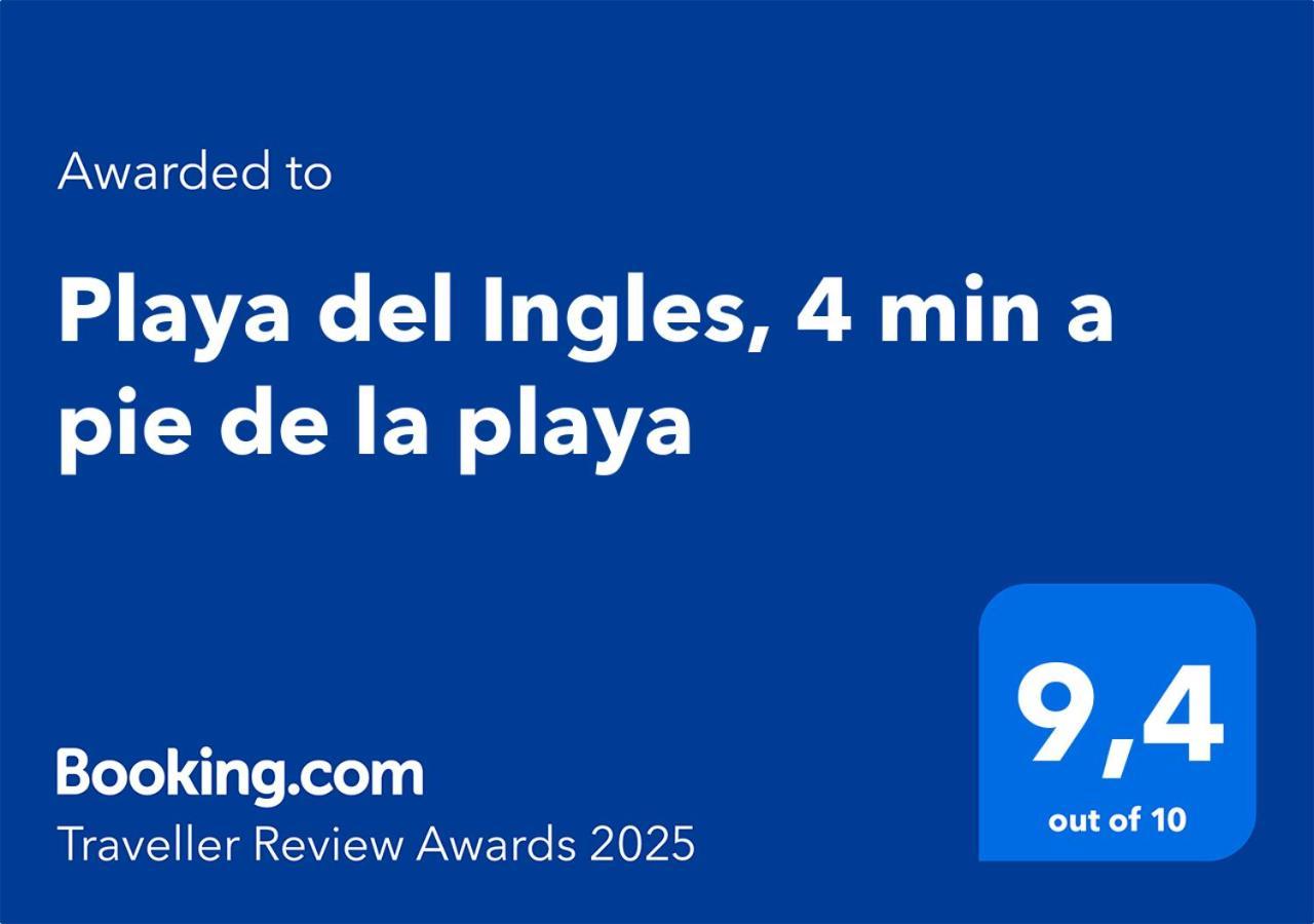 Playa Del Ingles, 4 Min A Pie De La Playa Appartement Maspalomas  Buitenkant foto